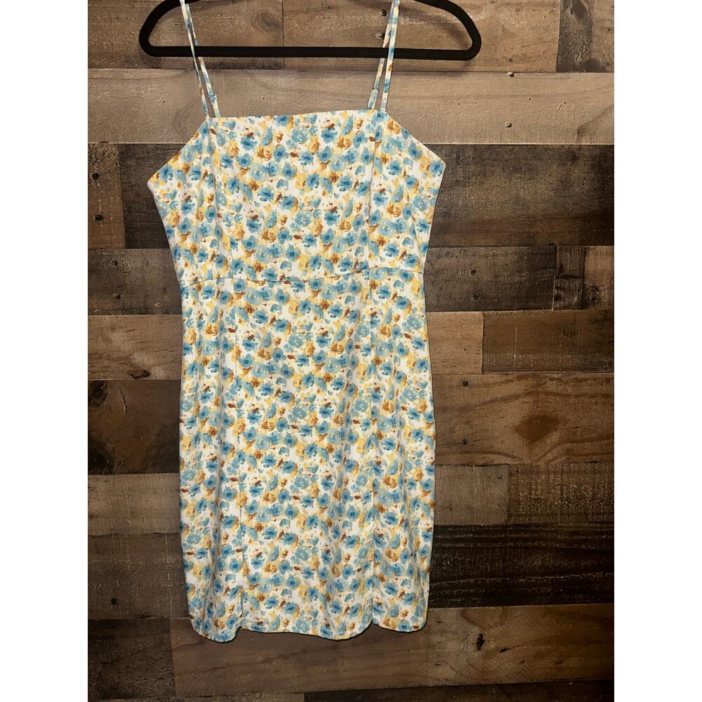 Versona Floral Spaghetti Strap Mini Dress Size 10